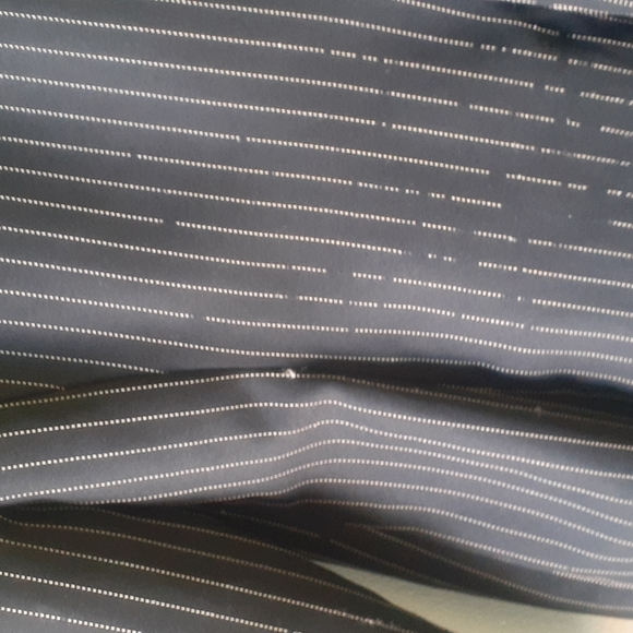 Alan Paige Black Pinstripe Mini Skirt Suit size M - Picture 9 of 17